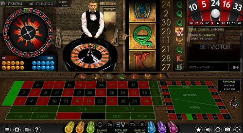 Ra Roulette by Extreme Live Gaming
